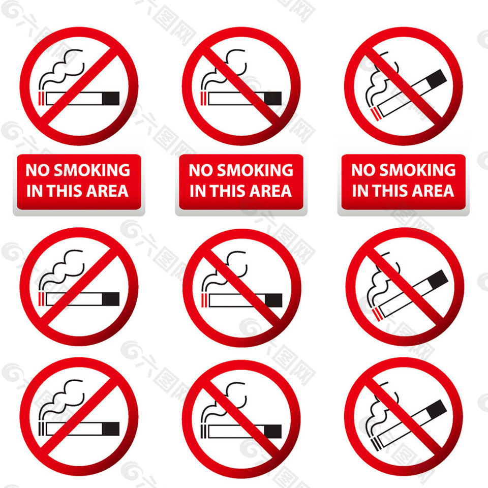 禁烟标志背景图片