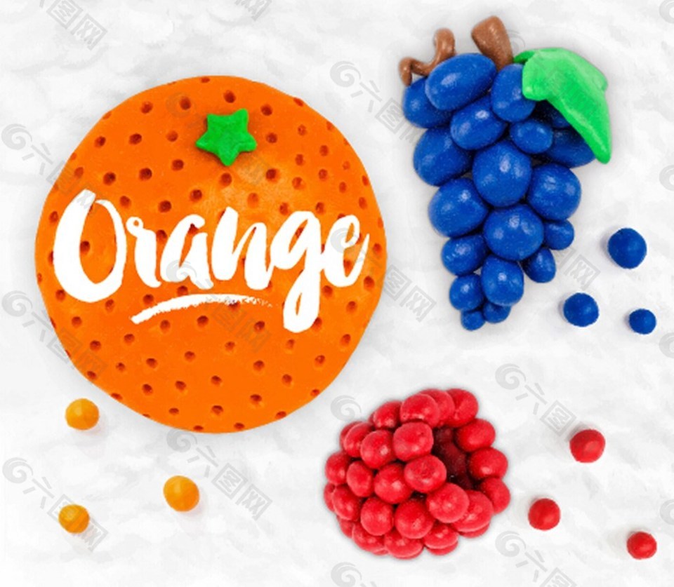 新鲜水果矢量图