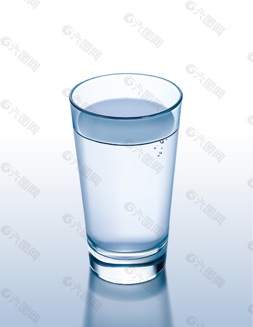 透明水杯背景图