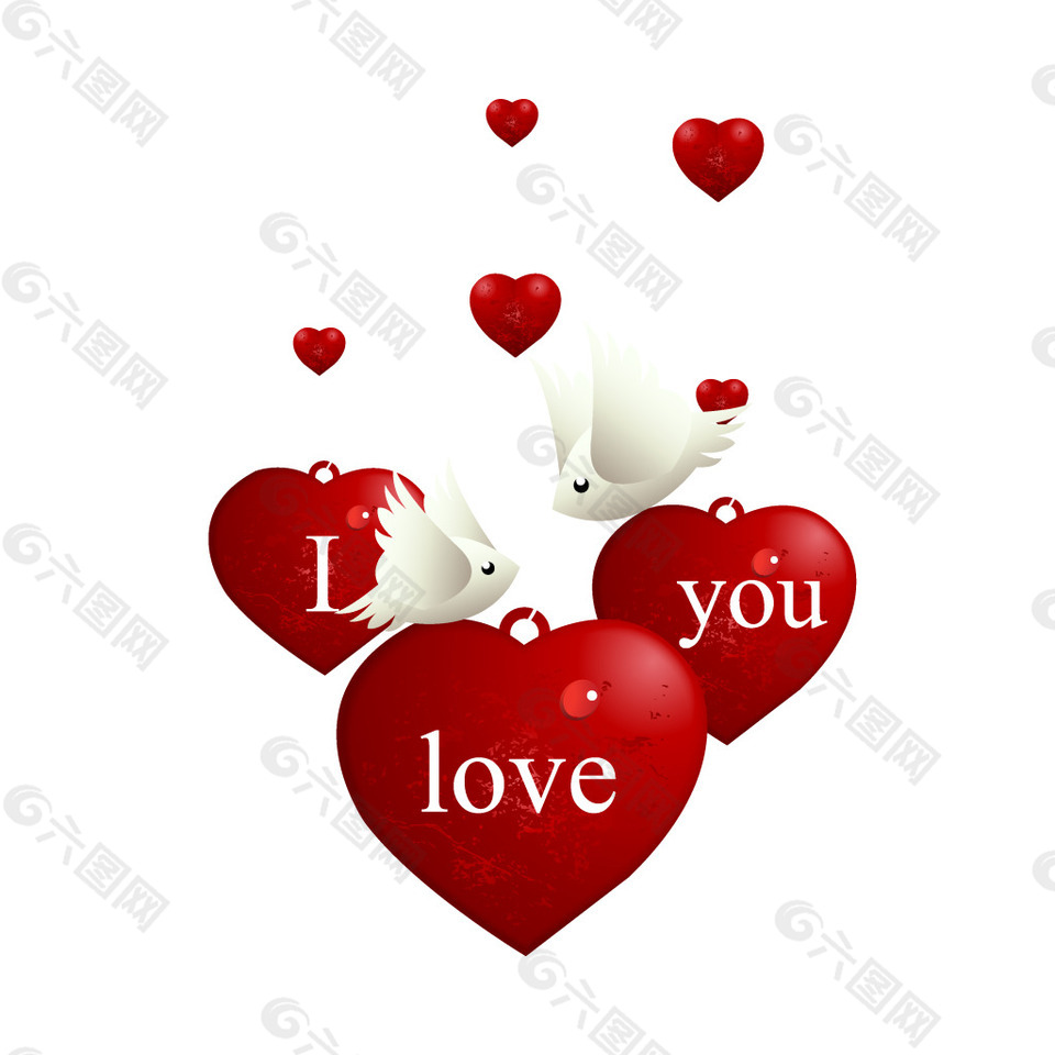 简约情人节元素