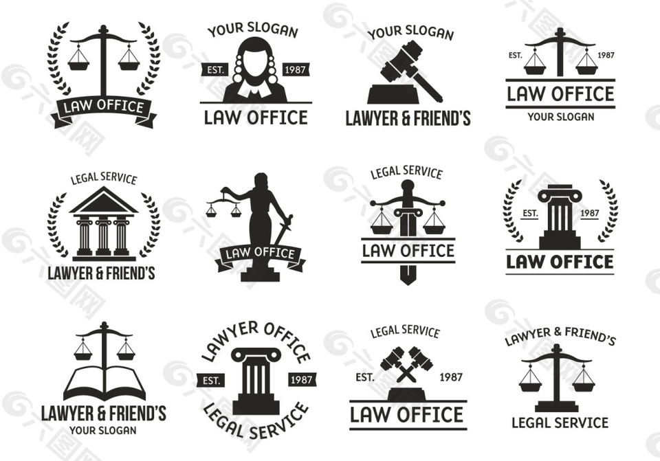 律师事务所标志设计