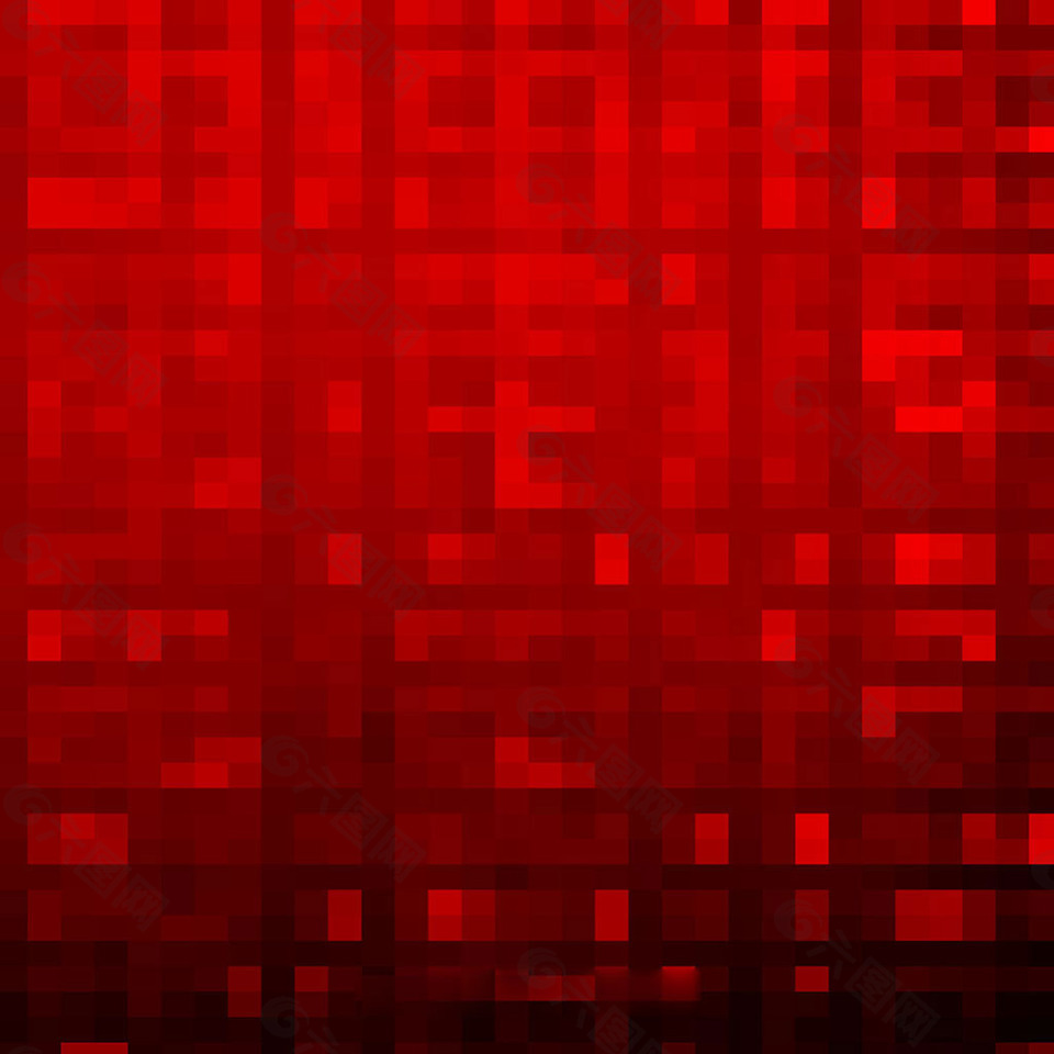 抽象红色调几何图案背景