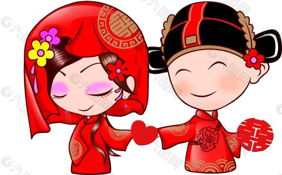 中式婚礼分层人物