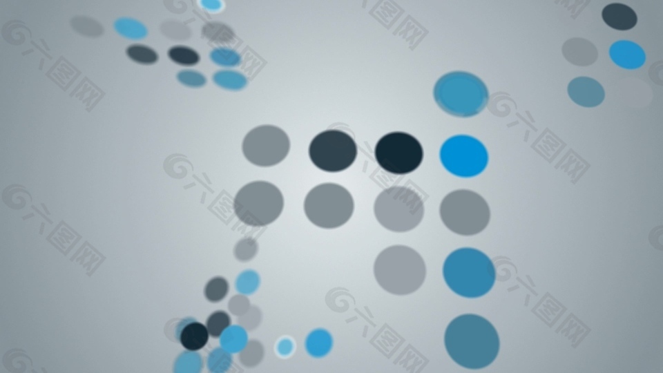 蓝色圆点活动视频背景设计