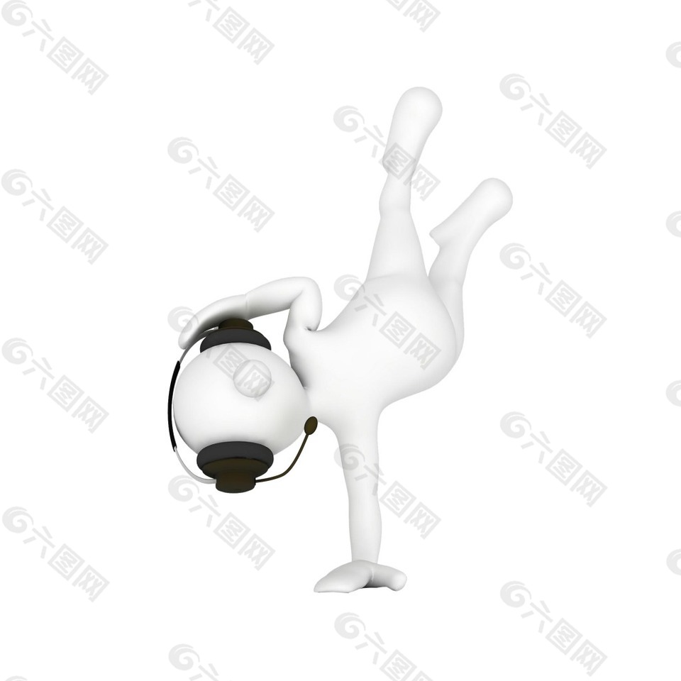 3D音乐小人元素