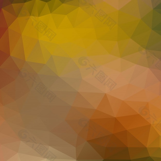 彩色多边形镶嵌背景