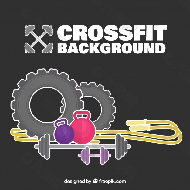 CrossFit设备背景