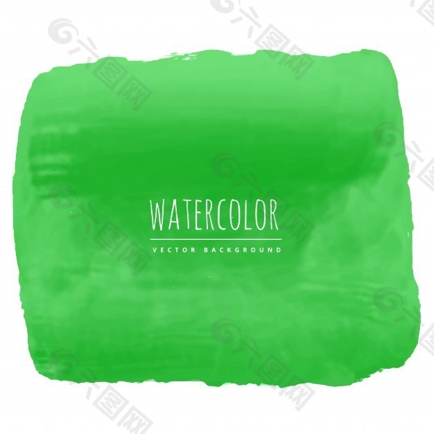 绿色水彩染色