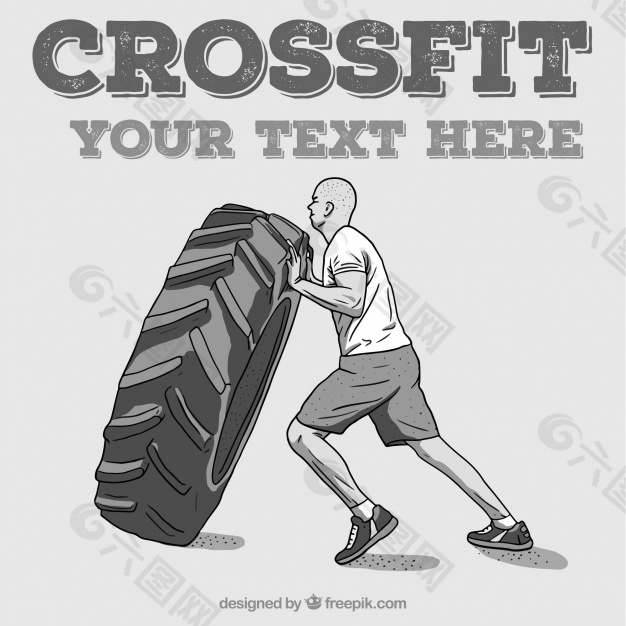 人一轮CrossFit的背景