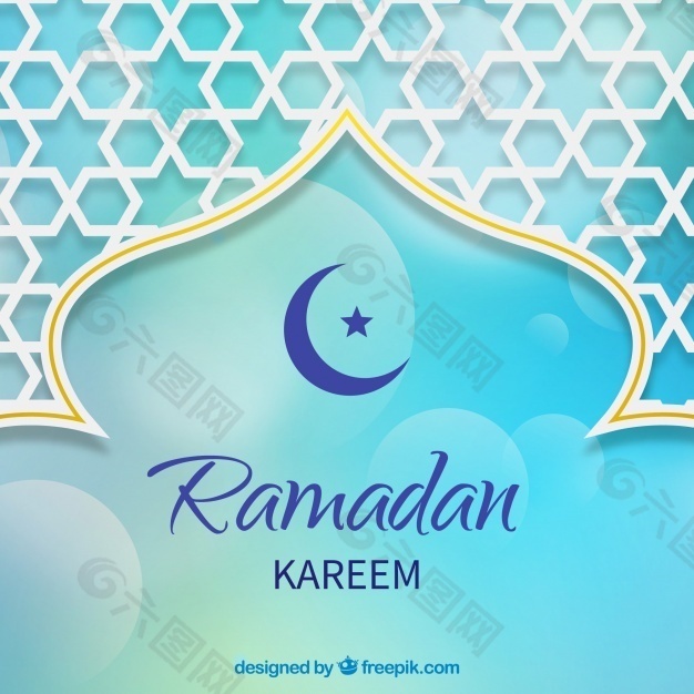 斋月的背景装饰