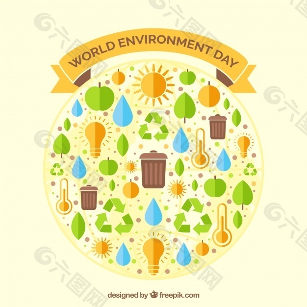 世界环境日背景