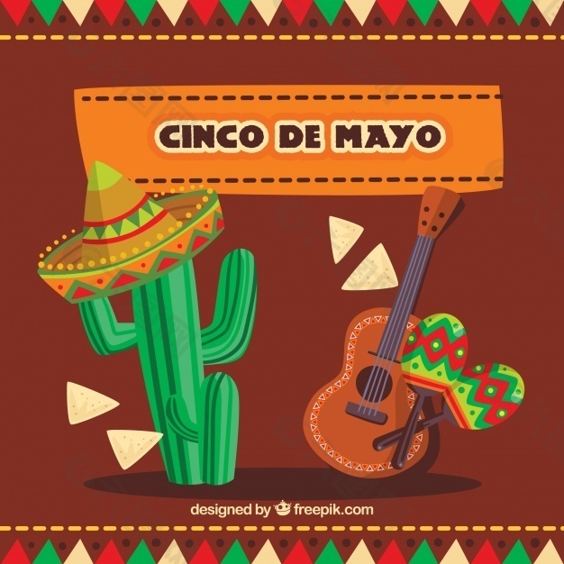 传统项目庆祝Cinco de Mayo