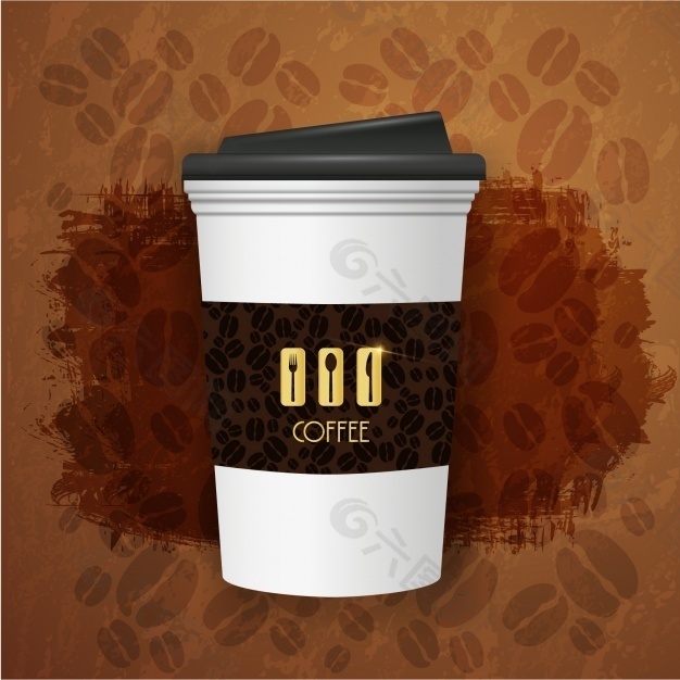 咖啡的背景设计