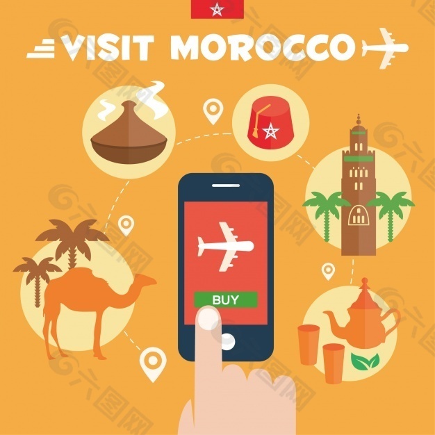 摩洛哥背景设计