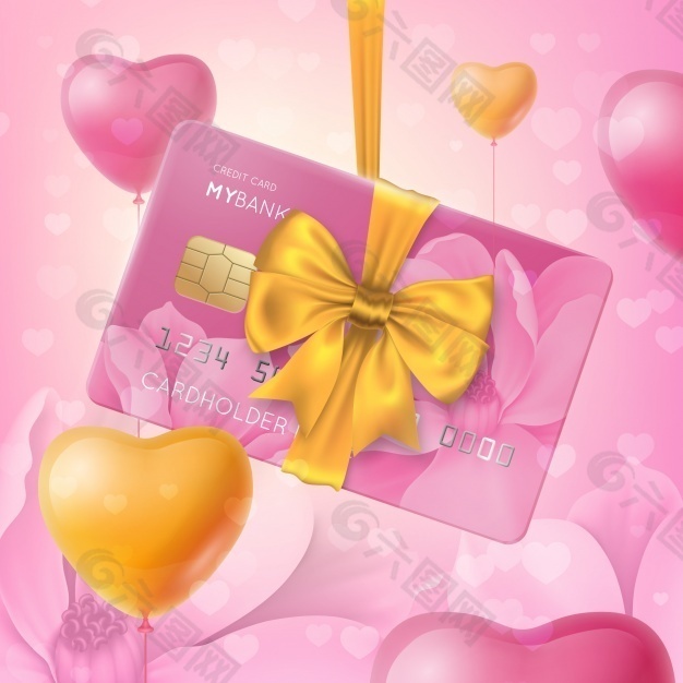 礼品卡背景设计