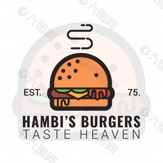 汉堡的标志