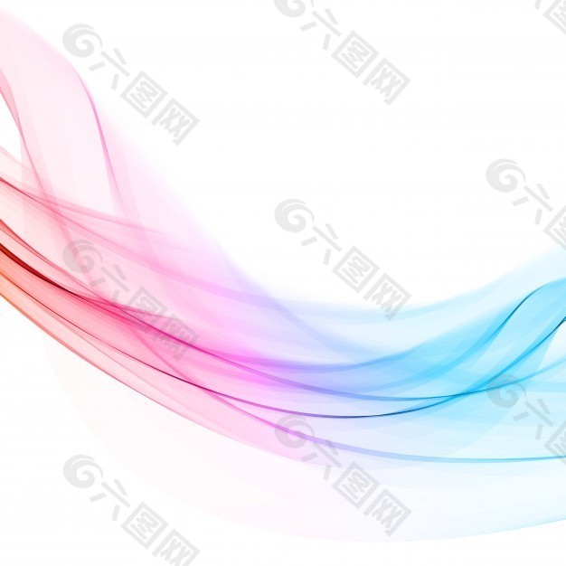 飘逸的背景与流畅的线条