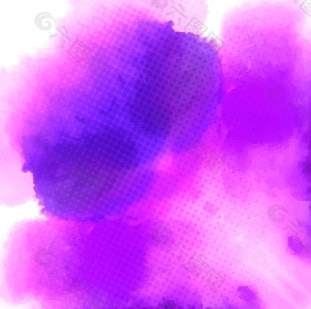 水彩纹理，紫色