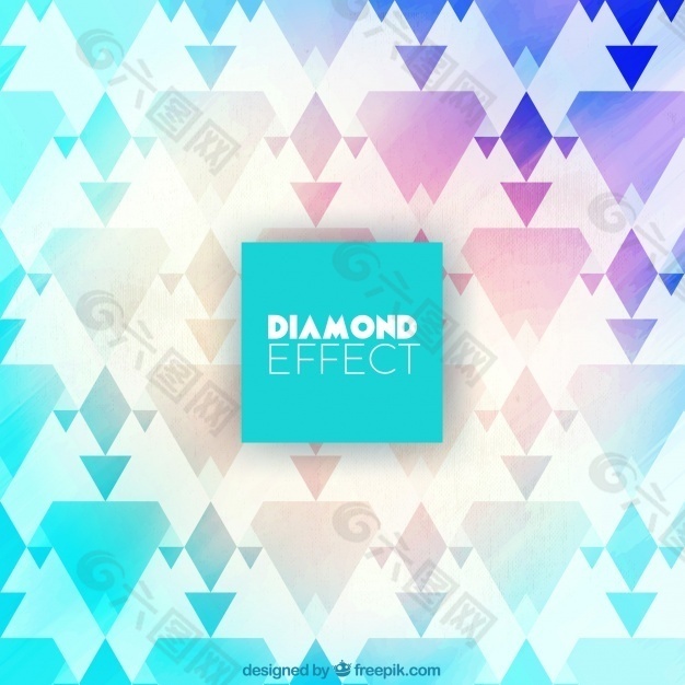 几何钻石背景