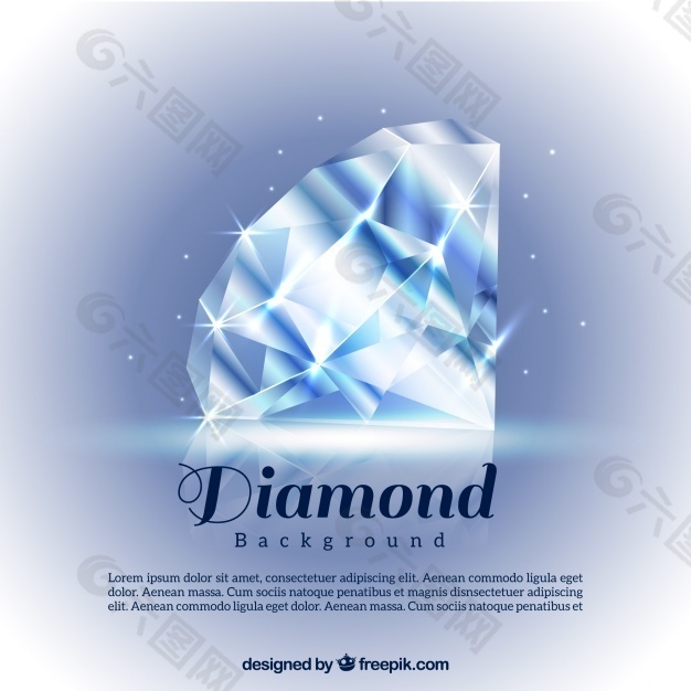 璀璨的钻石背景