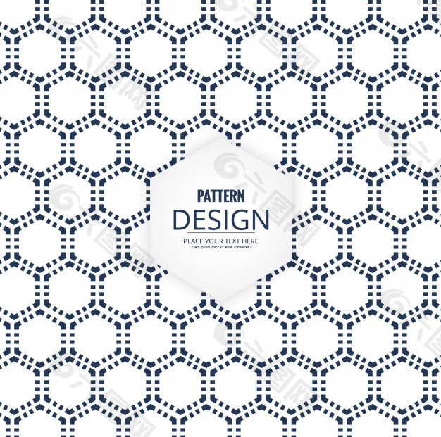 图案的六角形背景素材免费下载 图片编号 六图网