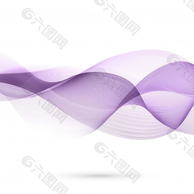 紫色抽象背景，波浪形波浪形