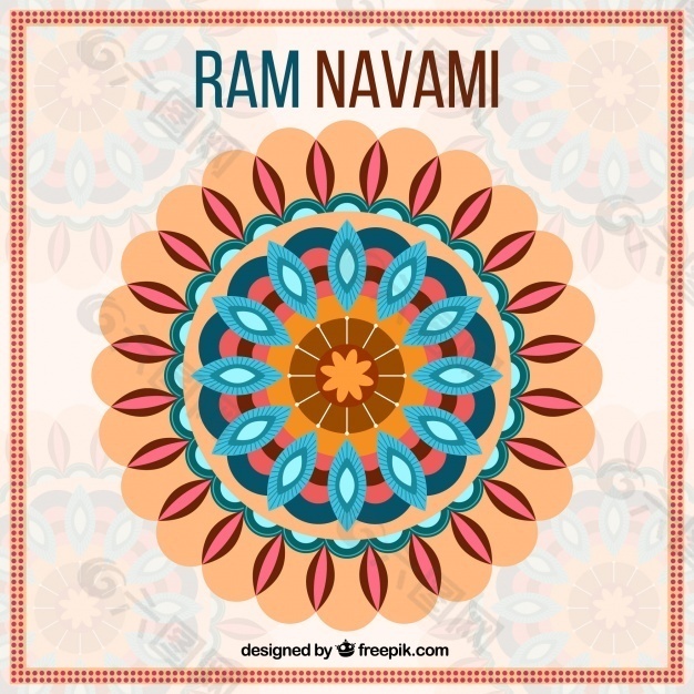 RAM navami背景的几何图形