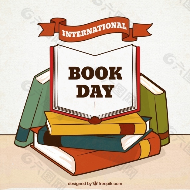 世界图书日的大背景和各种各样的书