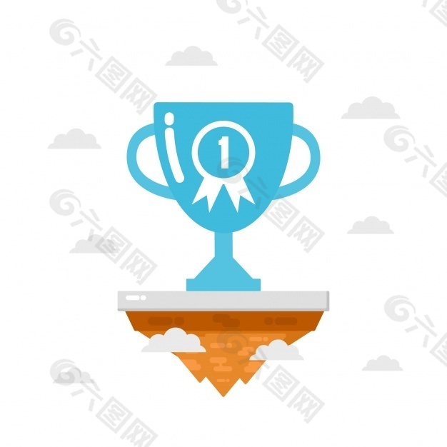 奖杯的背景设计