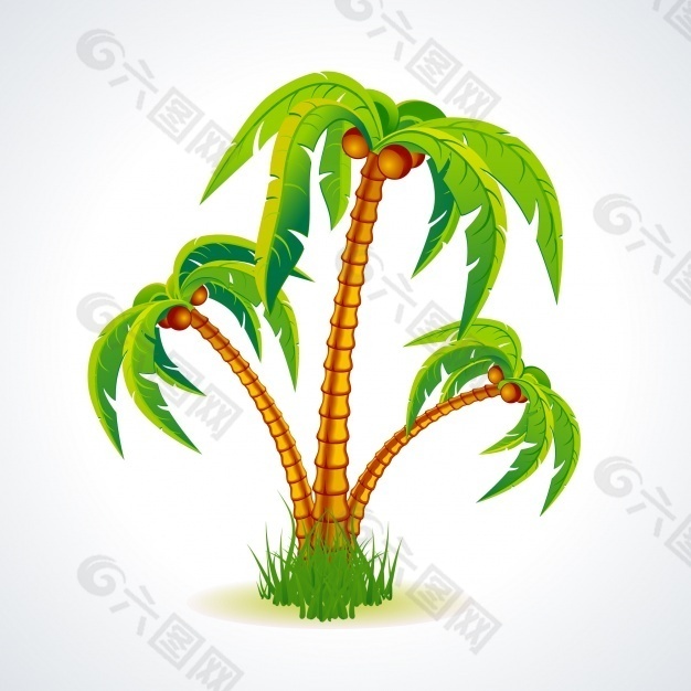 棕榈树背景设计