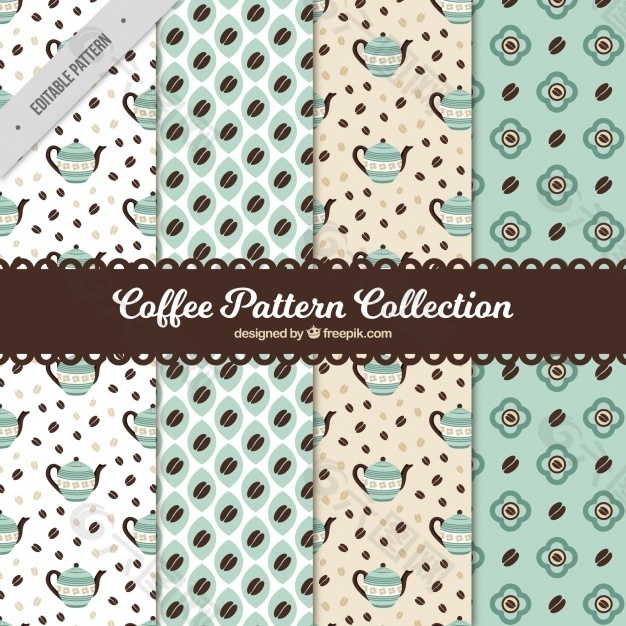 咖啡模式的复古系列