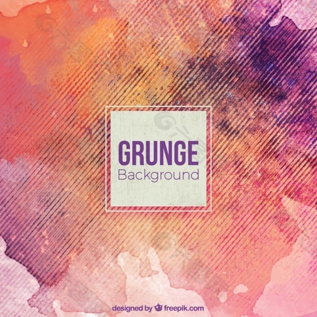 垃圾背景水彩污渍