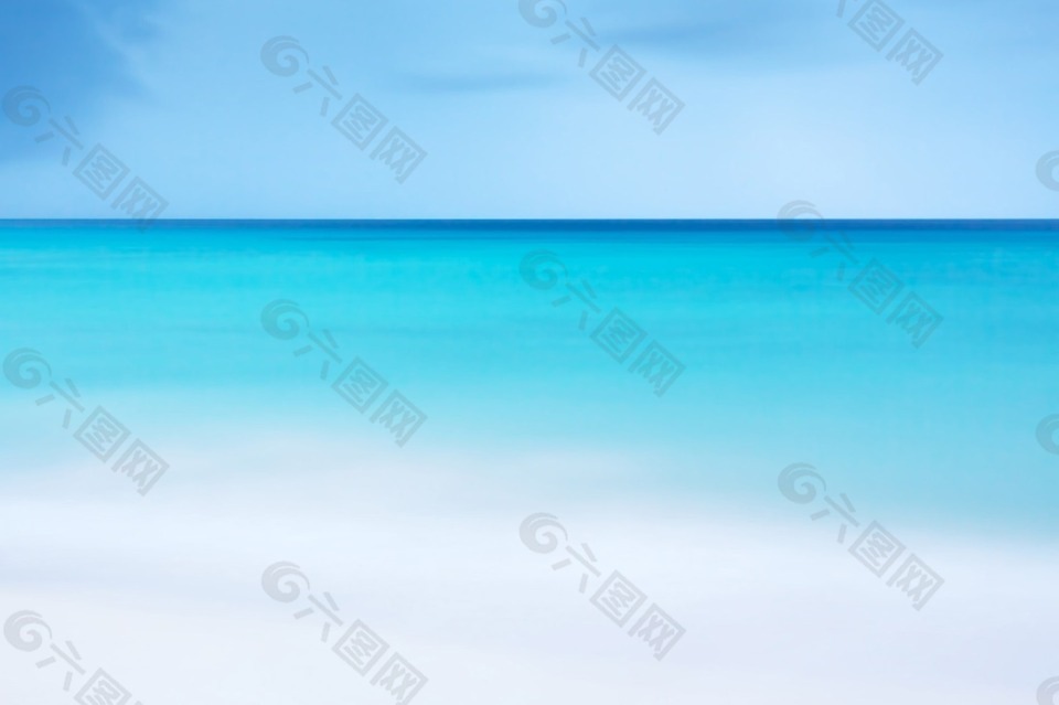 蓝色夏季海洋背景图片素材