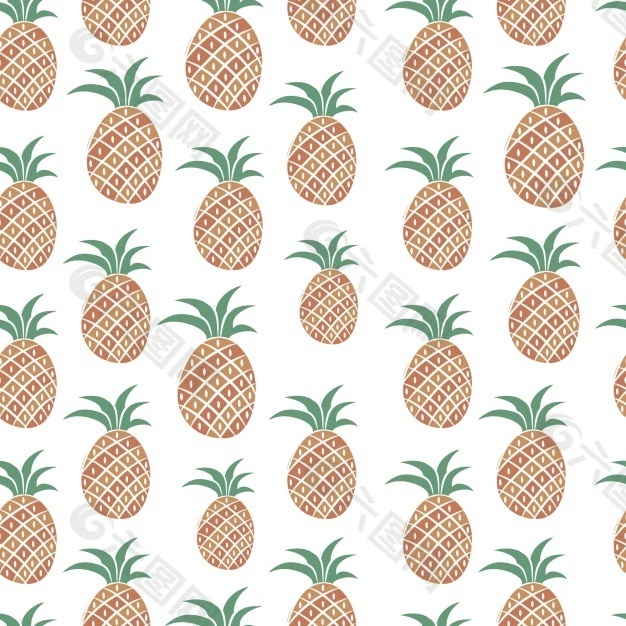 菠萝图案设计