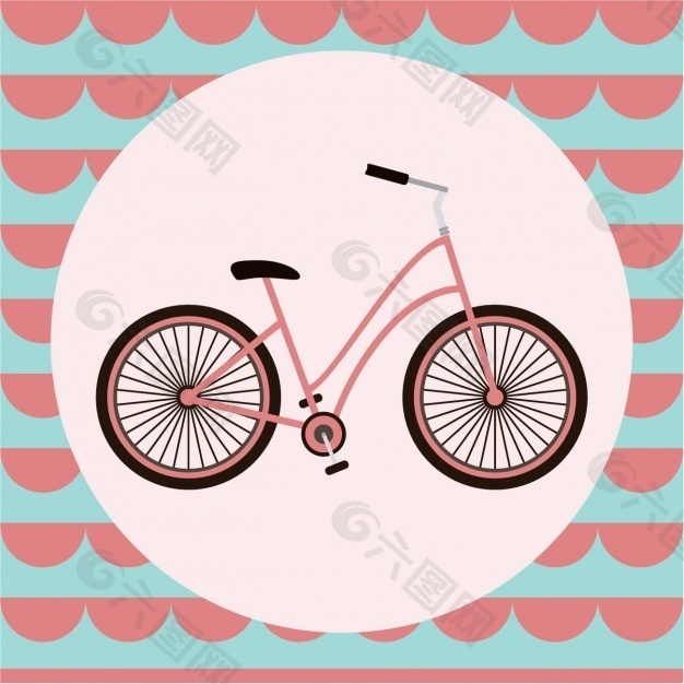 自行车的背景设计