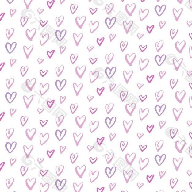 情人节手绘图案