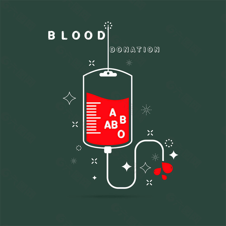 血管血滴标志图片