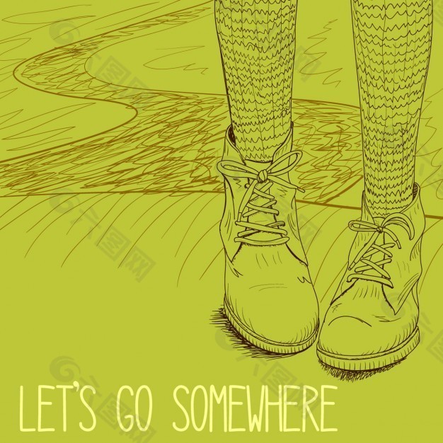 我们去某个地方吧。