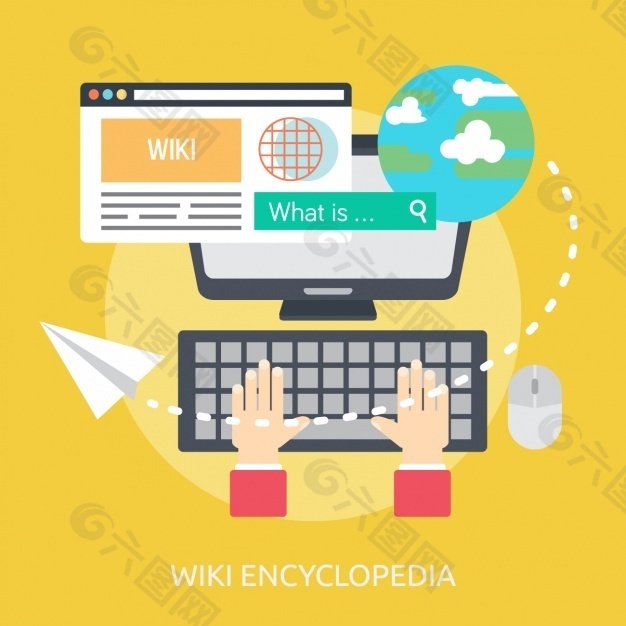 维基百科全书背景设计