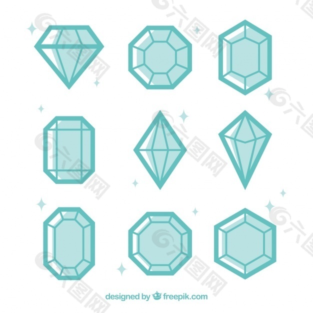 平面设计中的钻石品种
