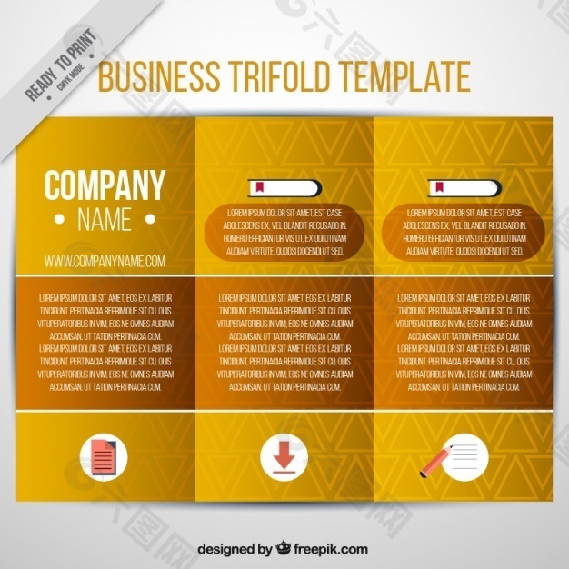 在几何式的商业指南模板