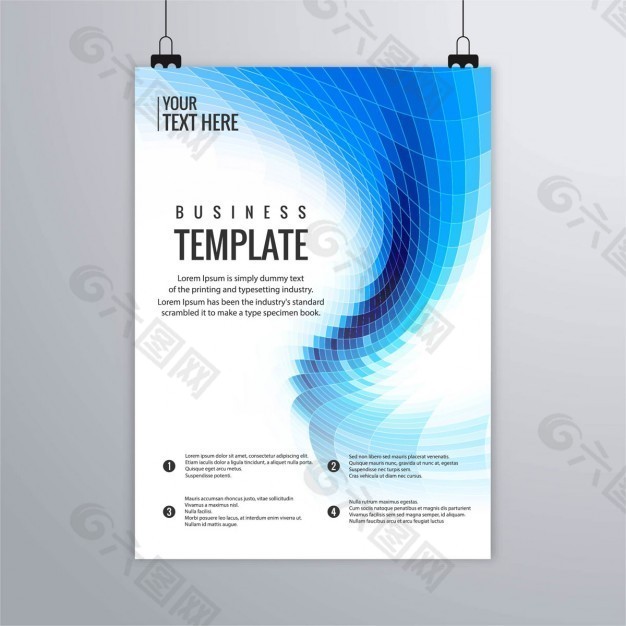 蓝色几何图形技术手册