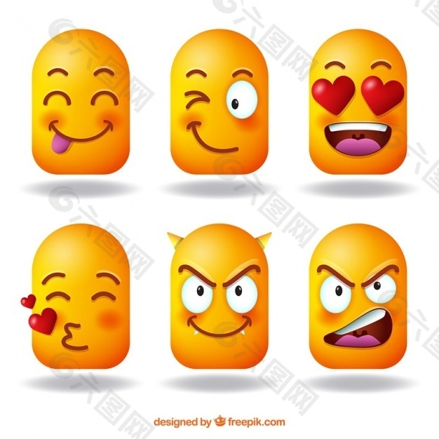 三维emojis分类