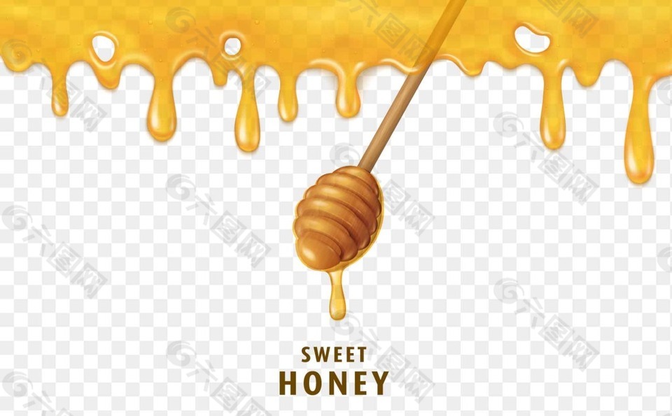美味的蜜蜂背景