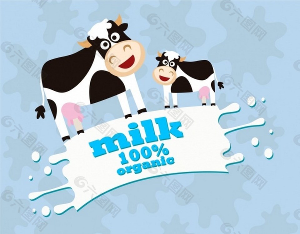 牛奶广告背景