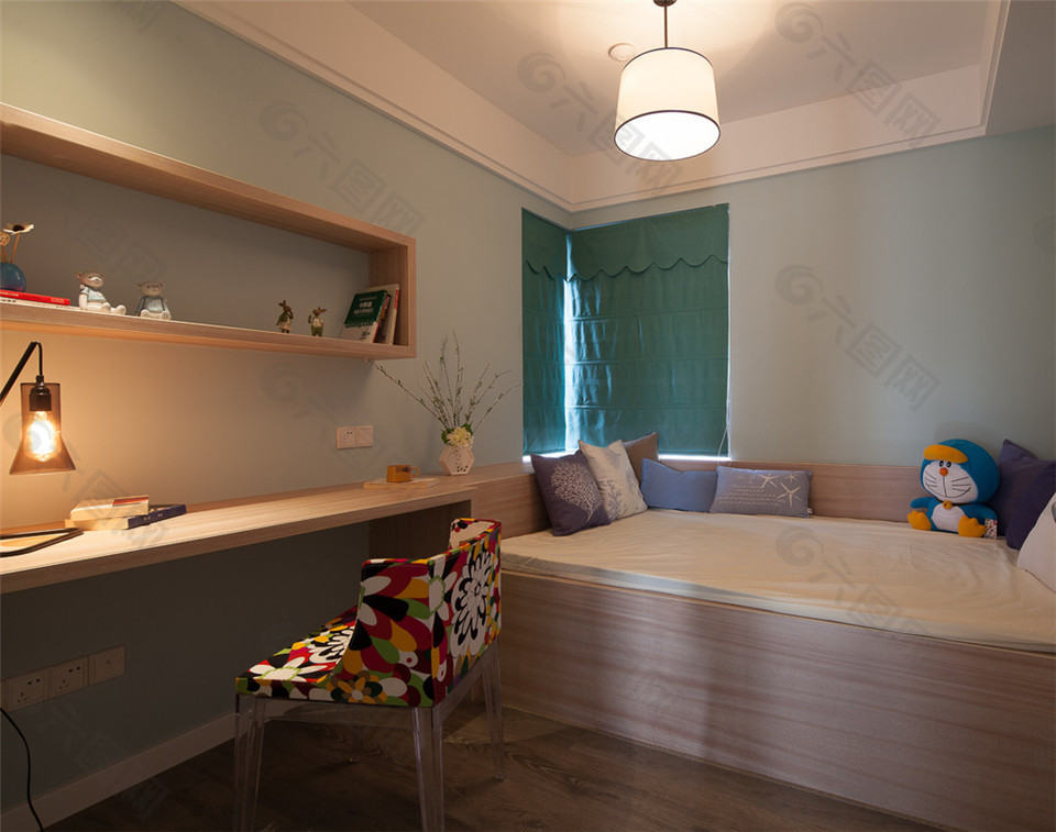 现代儿童房装修效果图