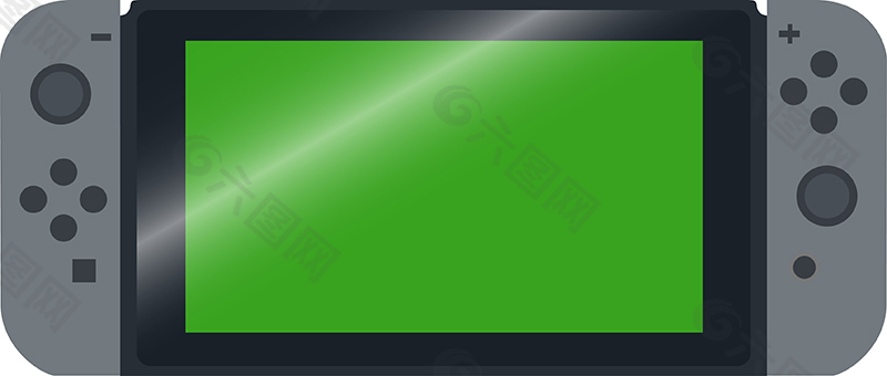 卡通游戏机设计素材