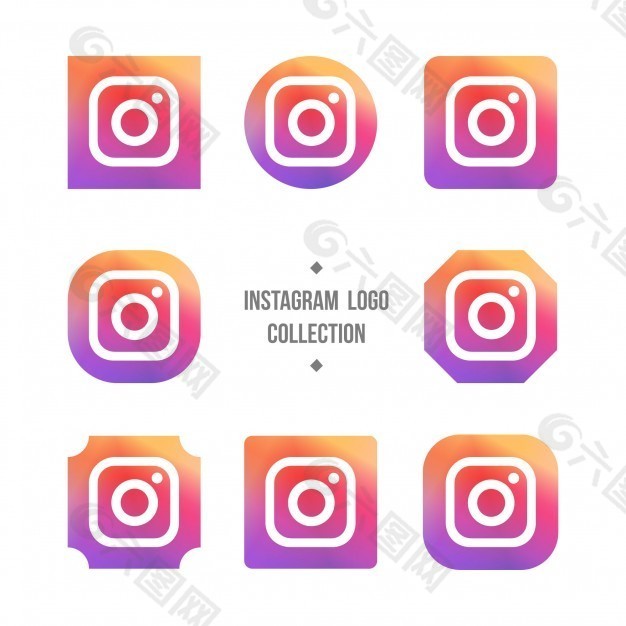 Instagram标志集
