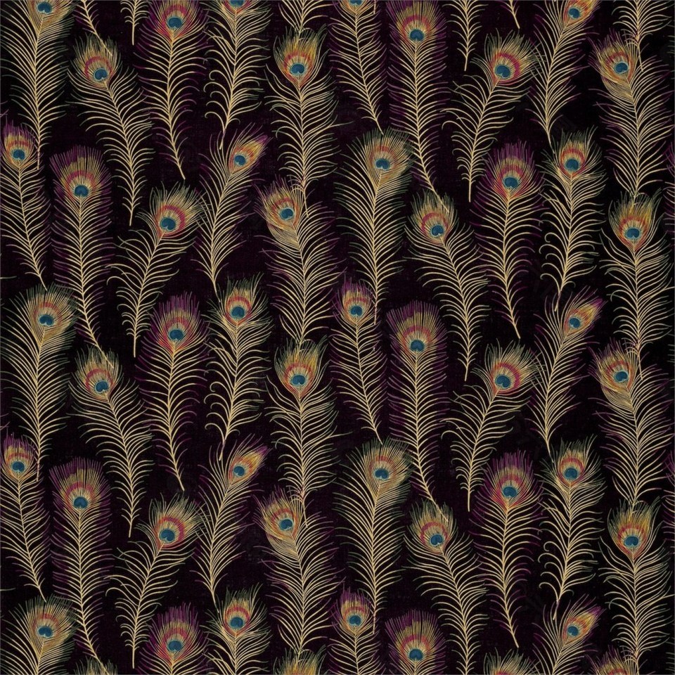 黑色孔雀羽毛图案壁纸装饰装修素材免费下载 图片编号 六图网