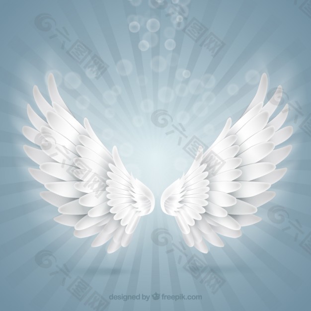 光明天使的翅膀设计元素素材免费下载 图片编号 六图网